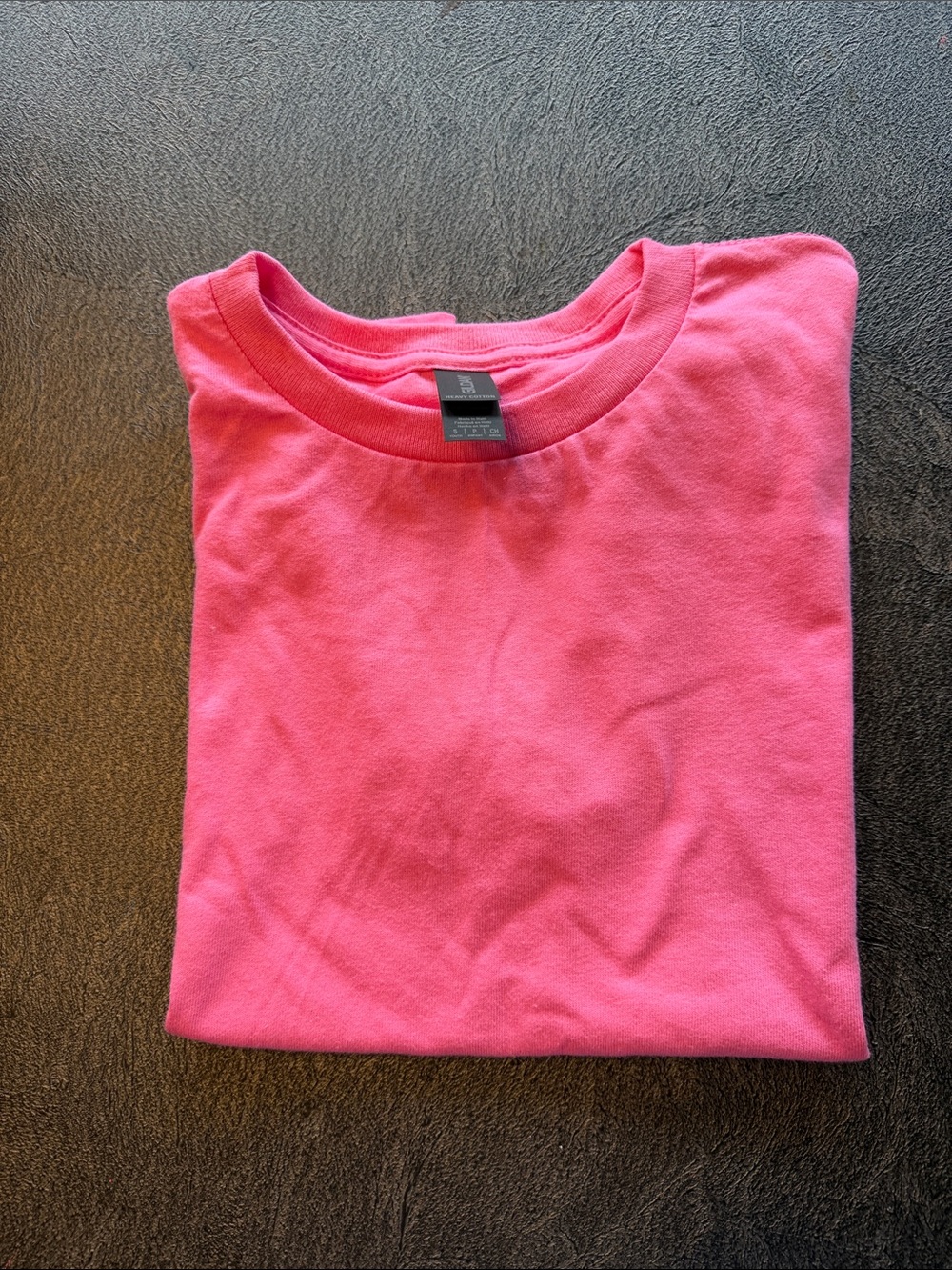 Bright Pink Classic Crewneck Tee Gilda Tee